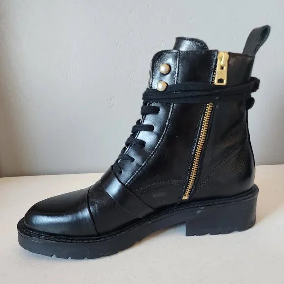 All Saints Combat Boots "LIKE NEW" - Picture 11 of 16